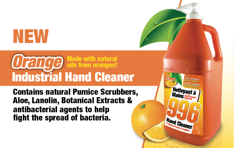 996 Orange Industrial Hand Cleaner