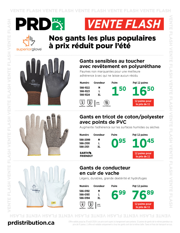 Vente flash - Superior Glove été 2024