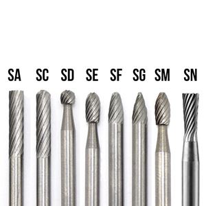 Picture of STAINLESS STEEL CARBIDE BURS AND METAL 1/8’’ SHANK