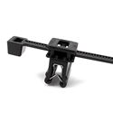 Picture of Two piece edge clip and cable tie assemblies