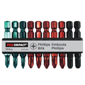 Picture of PHILLIPS POWER BITS 1/4" COLOUR CODED KIT