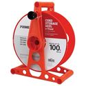 Picture of Orange Plastic Cord Storage Reel with Stand