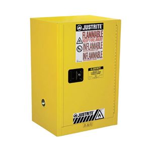 Picture of Safety Cabinet, 12 gallon, 1 self-close door, Yellow